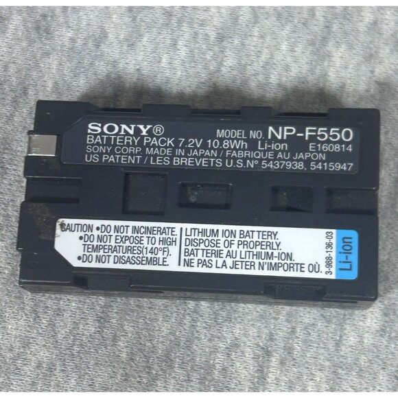 Sony NP-F550 1500mAh InfoLithium Rechargeable Battery Pack For Digital Camera - Picture 3 of 7